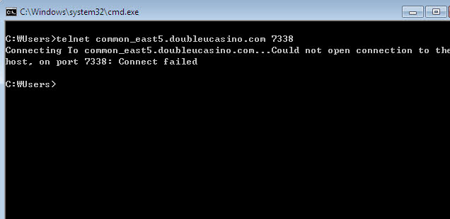 The code message on the bottom means you fail to activate the ports.